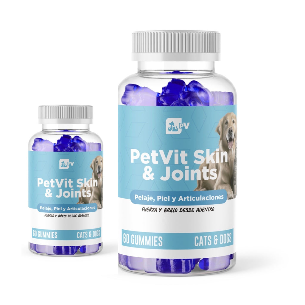 Petvit Pack 2 Skin&joint Suplemento Natural Perros gatos articulaciones pelaje piel - Petvit