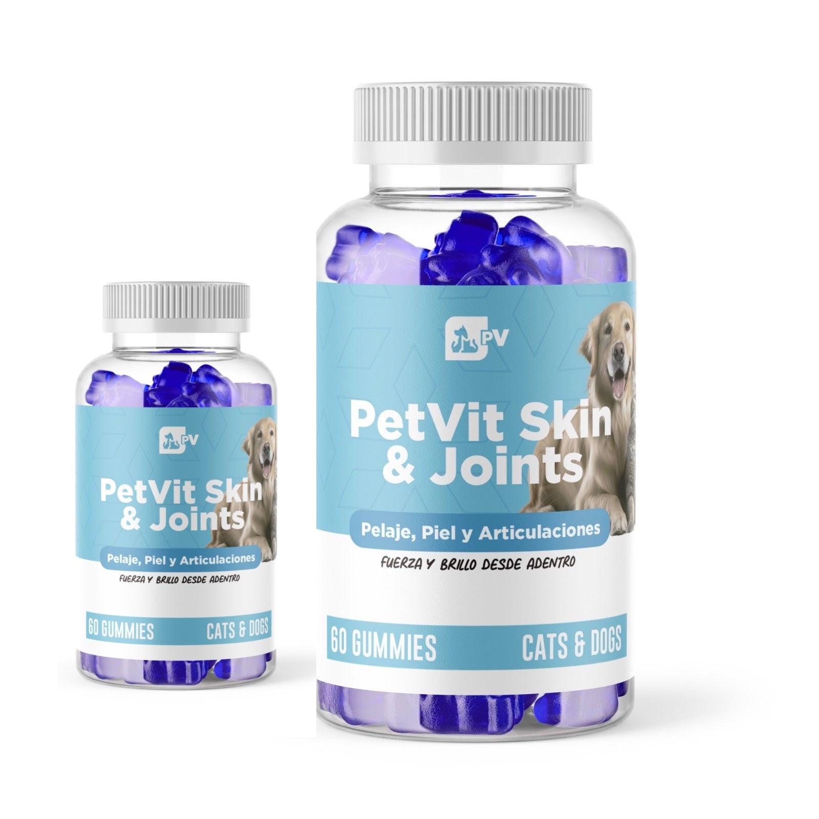 Petvit Pack 2 Skin&joint Suplemento Natural Perros gatos articulaciones pelaje piel - Petvit