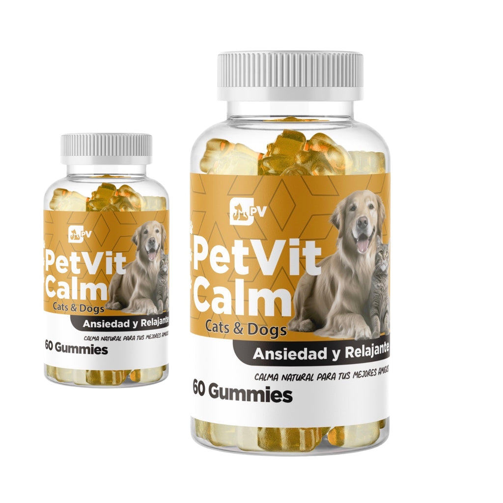 Pack Petvit 2 Calm Calmante Suplemento Natural Perro Y Gatos Estrés relajante natural - Petvit