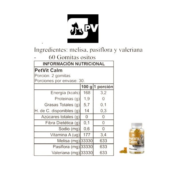 Pack Petvit 2 Calm Calmante Suplemento Natural Perro Y Gatos Estrés relajante natural - Petvit